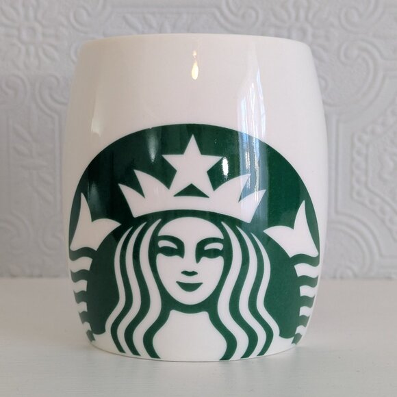Starbucks 2010 Classic White and Green Coffee Mug with Mermaid logo - Picture 3 of 9